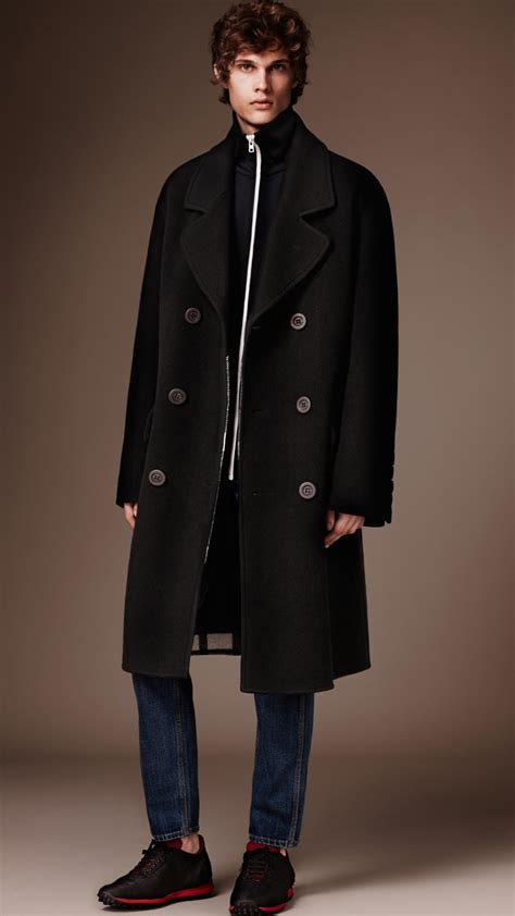 burberry double cashmere topcoat|Burberry cashmere setup men.